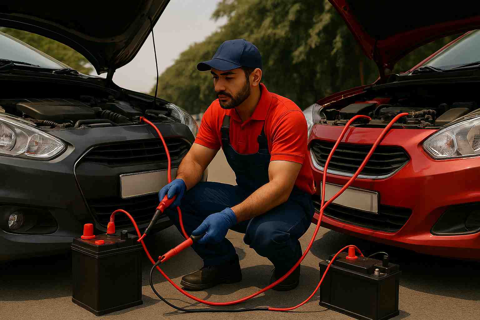 24/7 Battery Jumpstart for Cars and Bikes